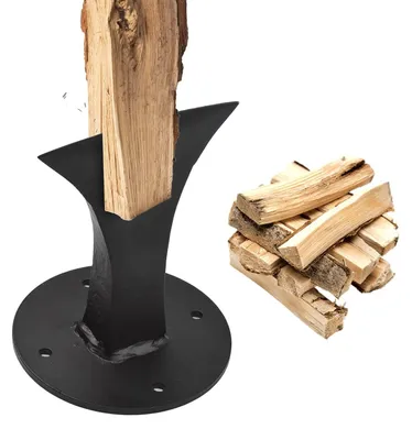 Produktbild von Holzspalter – Robuster Holzspalter – Manueller Holzspalter – Holzspalter für den Kamin – Langlebiges Metall – Sicher und praktisch