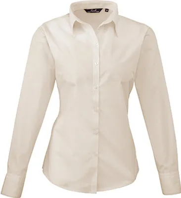 Produktbild von Premier Workwear Women´s Poplin Long Sleeve Blouse