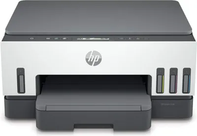 Produktbild von HP Smart Tank 720 All-in-One, Color, Drucker für Home and home office, Drucken, Kopieren, Scannen, Wireless, Scannen an PDF, Thermal Inkjet, Farbdruck, 4800 x 1200 DPI, A4, Direktdruck, Grau, Weiß