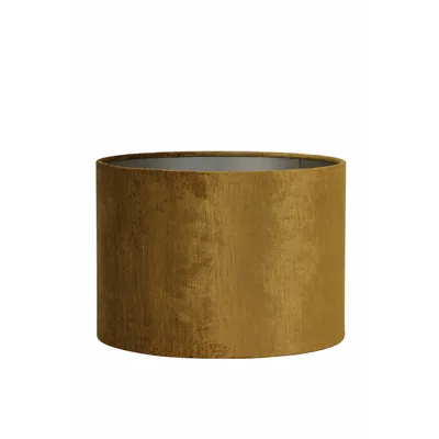 Produktbild von Light & Living Lampenschirm Zylinder 25-25-18 cm GEMSTONE gold für Wohnzimmer Esszimmer Schlafzimmer usw.