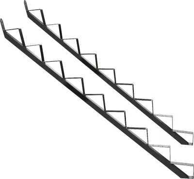 Produktbild von SRM Design Treppenholm für 9 Stufen, 167cm Geschosshöhe, Stahl, Anthrazit, Innen- & Außenbereich, Rostfrei & Pulverbeschichtet