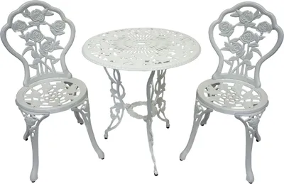 Produktbild von abc HOME | Gartenmöbel-Set Jugendstil | Aluminiumguss