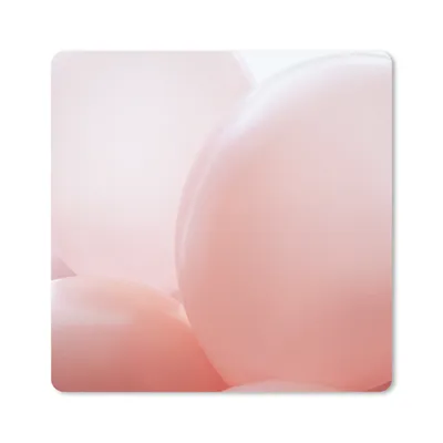 Produktbild von MuchoWow® Mauspad Mousepad Ballon - Rosa - Pastell 20x20 cm - Mousepads - Maus Mat - Pad - Mausunterlage - Desk Mat - Bureauartikeln