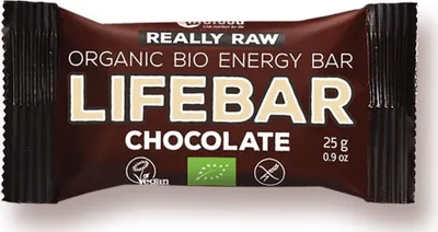 BATON DAKTYLOWO - ORZECHOWY Z CZEKOLADĄ RAW BEZ DODATKU CUKRÓW BEZGLUTENOWY BIO 25 g - LIFEFOOD