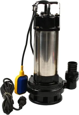 Produktbild von 1500W Schmutzwasserpumpe mit Schwimmer Fäkalienpumpe Tauchpumpe Edelstahl Schmutzwasser-Tauchpumpe Abwasserpumpe 36 m?/h