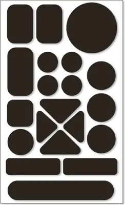 Produktbild von INF Selbstklebende Reparaturflicken für Daunenjacken - 10 Stück Nylon Set Braun