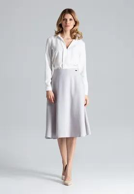 Immagine prodotto di Figl Gonna midi donna Simeona grigio XL