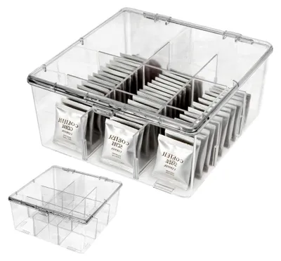 Produktbild von Teebeutel-Organizer zur Aufbewahrung 22,8 x 23,5 x 10,5 cm für Teebeutel, Kaffee und mehr