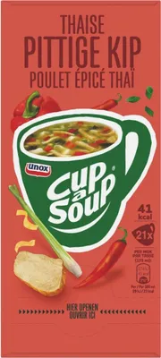 Produktbild von UNOX-CUP-A-SOUP THAI Spicy Chicken 175ml | Boxen Sie eine 21 -Tasche