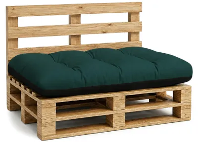 Produktbild von Palettenkissen Outdoor Sitzkissen 120x80 cm Europaletten Palettenmöbel Grün
