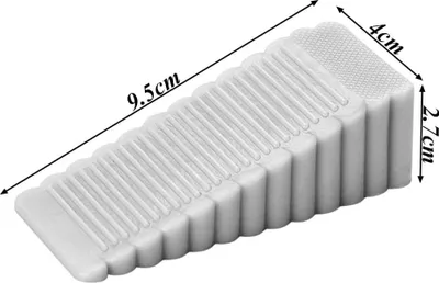 Produktbild von Höhenverstellbare Gummitürstopper 4 Stück - rutschfester Fensterstopper