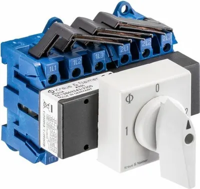 Produktbild von Kraus & Naimer UMSCHALTER 3P 1-0-2 32A 11KW (KG32A.K900.VE2)