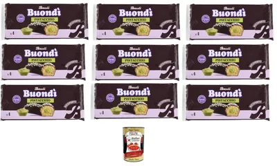 Produktbild von Motta Italian Gourmet Buondì Pistacchio merendine dolci 9 x 184g Hefesnack weich