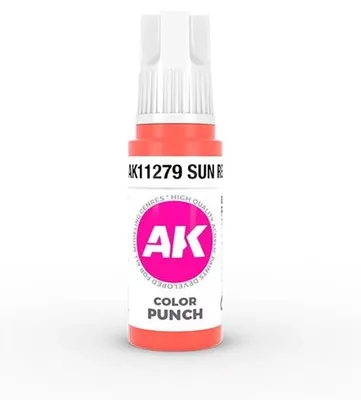 Productafbeelding van AK Interactive AK11279 - Zonnebloemrood, kleurintensiverende vloeistof, 17 ml - Nieuw
