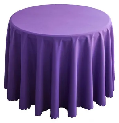 Obrázok produktu pre Okrúhla obrus, polyester, fialová, priemer 320 cm