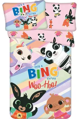 Imagen del producto de Manta para cuna "Conejo Bing". Disponible en tamaño: 100x135 cm y 40x60 cm