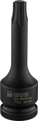 Produktbild von WGB Steckschlüssel Torx 50 - Kraft Steckschlüssel mit 1/2 Zoll vierkant, TX50 schwarz