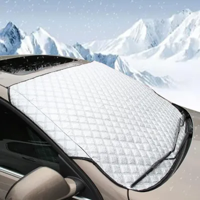 Image de Pare-brise de protection hiver été - 140 x 90 cm - Quatre couches - Imperméable