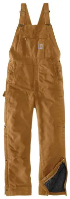 Produktbild von Carhartt Firm Duck Insulated Latzhose (Brown,XL)