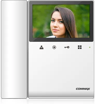 Obrázok produktu pre CDV-43K2 biely - verzia 230Vac - videotelefón 4,3", CVBS, so sluch., 2 vst.