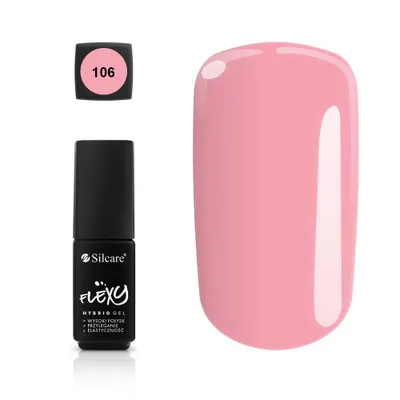 Produktbild von Silcare Hybrid-Nagellack Vamp-Lila 4,5g - Farbcode 106