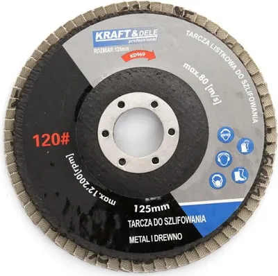 Produktbild von Fächerschleifscheibe 125mm P80 KD967