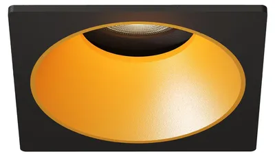 Produktbild von Ledvion LED Einbaustrahler Quadratisch Schwarz dimmbar 3W Warmweiss
