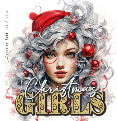 Produktbild von Christmas Girls Coloring Book for Adults
