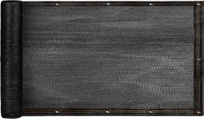 Zdjęcie produktu dla KIK KX3157 Siatka balkonowa 105 x 500 cm, czarna