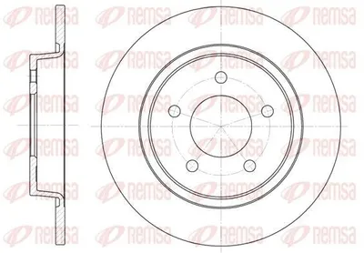Produktbild von 2x REMSA Bremsscheibe 6880.00 hinten für MAZDA 5 (CR19) 3 (BK) 3 (BL) 5 (CW)