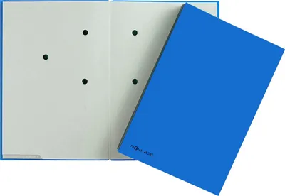 Produktbild von Unterschriftsmappe 20 Fächer Color blau Packung mit 10 Stück