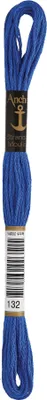 Produktbild von Anchor Sticktwist 4635000-00132 königsblau Stickgarn, 100 % Baumwolle