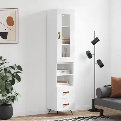 Produktbild von Highboard in Weiß aus Holzwerkstoff 34,5x34x180 cm