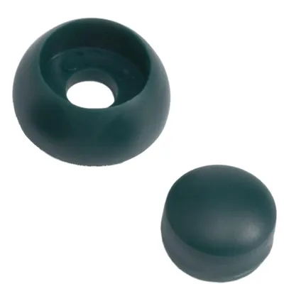 Produktbild von Bolzenabdeckung 8/10 mm Grün – Kunststoff Abdeckkappe für Schrauben