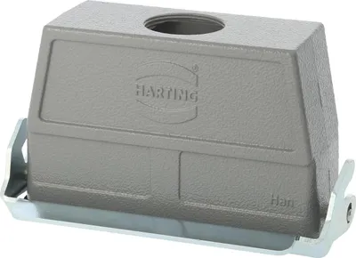 Obrázok produktu pre HARTING Han 24B vysoké puzdro spojky, 1xM32 priamy výstup kábla, s 1 pozdĺžnou svorkou, skrutkovanie M32, upínací rozsah
