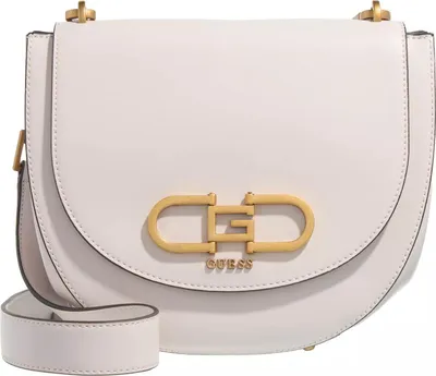 Image de GUESS Fleet Flap Sac de selle Stone gris clair A0223167
