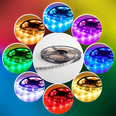 Produktbild von LED Strip 5050 RGB 72W 500CM 12V IP20