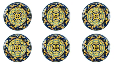 Produktbild von Trinacria Set mit 6 Pizzatellern aus Porzellan, Durchmesser 31,5 cm