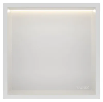 Obrázok produktu pre BALNEO nástenná nika WALL-BOX ONE 30 × 30 × 10 cm v bielej farbe B0101050109-1