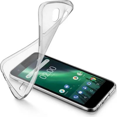 Produktbild von Cellularline Soft - Nokia 2, Cover, Nokia, 2, 12,7 cm (5"), Transparent