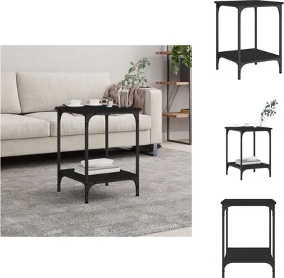 Produktbild von vidaXL Couchtisch Schwarz 40x40x55 cm Holzwerkstoff -  Couchtische