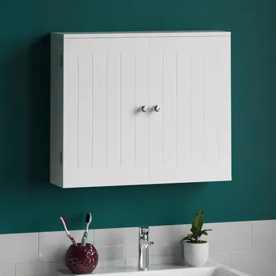 Produktbild von Badezimmerschrank 2 Türen Weiß