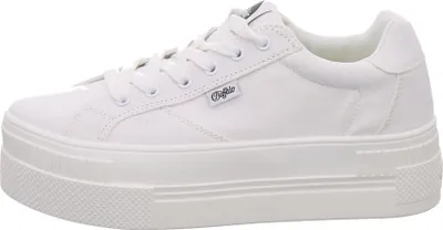Image de Buffalo Dames Faible Sneaker Paired Low Top 1636131 blanc