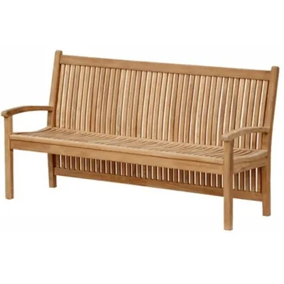 Obrázek produktu pro Zahradní lavička Pescara Teakové masivní dřevo 150 cm Bez