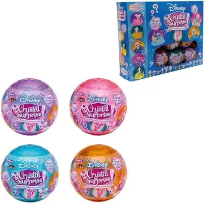 Produktbild von Überraschungs Kugel Crystal Disney, Serie 2.5, Kristall Figur, mit Slime oder CraZSand, 2 Zubehörteile