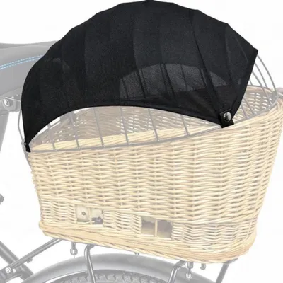 Produktbild von Fahrradkorb für Hunde mit Sonnenschutz