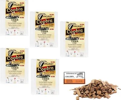 Produktbild von 5 x Coobra Hefe für Apfelwein 10g/30L - Apfelwein Hefe, Cider Hefe