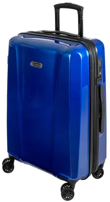 Produktbild von Blaue Koffer 65 cm, mittelgroßer Hartschalenkoffer Trolley Cavalet Bowatex