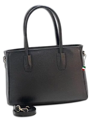 Produktbild von Florence Damen Tasche Schultertasche Leder schwarz Maße 15x35x25cm OTF167S1