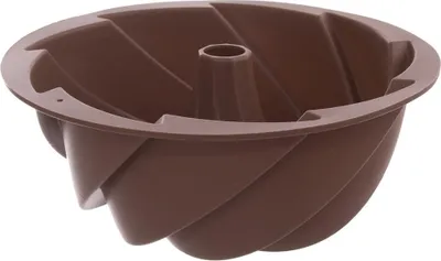 Obrázek produktu pro Orion Gugelhupf forma nepřilnavá Gugelhupf silikonová forma na dort Bundt cake form flower brown
